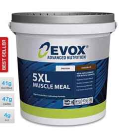 EVOX 5XL MUSCLE MEAL CHOCOLATE 1KG.